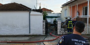 Φωτιά σε λεβητοστάσιο μονοκατοικίας στον Περδίκκα – Επέμβαση της Πυροσβεστικής
