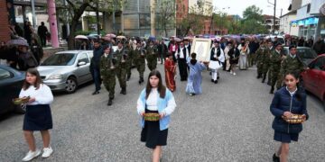 Γρεβενά: Λαμπρός ο εορτασμός του Πολιούχου Αγίου Αχιλλίου - Παρών και ο Υπουργός Ανάπτυξης και Επενδύσεων Άδωνις Γεωργιάδης