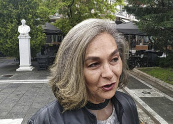 Η επικεφαλής του ψηφοδελτίου Επικρατείας του «ΜέΡΑ25 – Συμμαχία για τη Ρήξη» Σοφία Σακοράφα βρέθηκε στην Πτολεμαΐδα