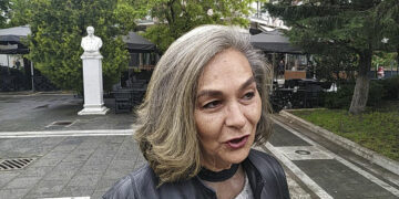 Η επικεφαλής του ψηφοδελτίου Επικρατείας του «ΜέΡΑ25 – Συμμαχία για τη Ρήξη» Σοφία Σακοράφα βρέθηκε στην Πτολεμαΐδα