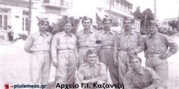 Ομάδα νεοσύλλεκτων συμπολιτών μας στο κέντρο εκπαίδευσης Κορίνθου τον Απρίλιο του 1951… -Από τη στήλη του Γ. Καζαντζή στον ΠΑΛΜΟ (31/05)