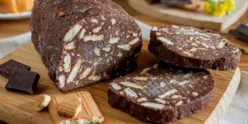 Μωσαϊκό του 5λεπτου -Συνταγή για τέλειο, πανεύκολο κορμό σοκολάτας χωρίς ζάχαρη