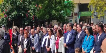«Τιμούμε, θυμόμαστε, δεν ξεχνάμε»-Η υποψήφια βουλευτής του ΣΥΡΙΖΑ Έφη Μιχελάκη στην εκδήλωση μνήμης της Πτολεμαΐδας  -Επισκέψεις στο κέντρο της Κοζάνης και της Πτολεμαΐδας