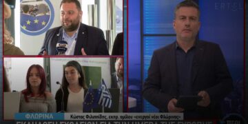 Ο Όμιλος Ενεργών Νέων Φλώρινας στην ΕΡΤ και στην εκπομπή Περίμετρος για την ημέρα της Ευρώπης στην Φλώρινα