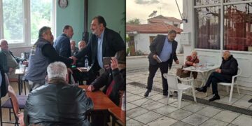 Ο υποψήφιος βουλευτής του ΣΥΡΙΖΑ Κώστας Πασσαλίδης σε Άγιο Χριστόφορο-Καρυοχώρι-Ερμακιά