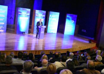 Έριξε την αυλαία των προεκλογικών ομιλιών από τη Σιάτιστα, ο Υφυπουργός Μεταφορών και Υποψήφιος Βουλευτής Ν. Κοζάνης  Μιχάλης Παπαδόπουλος