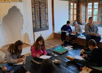 Παρακολούθηση του Εκπαιδευτικού Προγράμματος «Τα χρώματα της Σιάτιστας» από τους μαθητές του Δημ. Σχολείου Πύργων