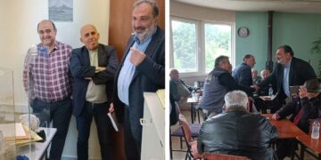 «Ο ΣΥΡΙΖΑ -ΠΣ δεσμεύεται για την επαναχορήγηση της 13ης σύνταξης-Ο υποψήφιος βουλευτής του ΣΥΡΙΖΑ Κώστας Πασσαλίδης στον ΕΦΚΑ Πτολεμαϊδας