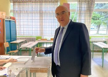 Στο 139 εκλογικό τμήμα της Πτολεμαΐδας ψήφισε ο Μιχάλης Παπαδόπουλος