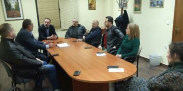 Συνάντηση του υποψήφιου βουλευτή ΣΥΡΙΖΑ Κώστα Πασσαλίδη με την διοίκηση του Εμπορικού συλλόγου Πτολεμαΐδας