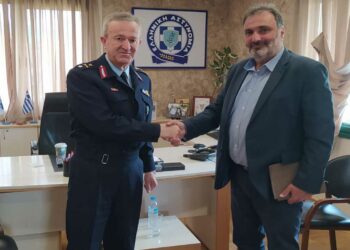 Συνάντηση Υποψηφίου του ΣΥΡΙΖΑ ΠΣ Κώστα Πασσαλίδη με τον Ταξίαρχο Δ. Μακεδονίας Σπυρίδων Διόγκαρη