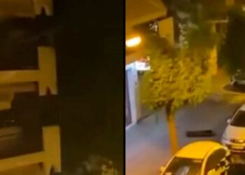 Θεσσαλονίκη: 40χρονος σε αμόκ πέταξε μέχρι και τηλεόραση από το μπαλκόνι του σπιτιού του