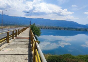 Ο αγιασμός πριν το άνοιγμα της Γέφυρας Σερβίων