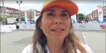 ΔΕΗ Street Basketball 3 on 3: Χριστίνα Κοραή (εκπρόσωπος ΔΕΗ): «Την Πτολεμαΐδα την θεωρούμε σπίτι μας»