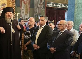 Πανηγυρικός Εσπερινός στον Ιερό Ναό Αγίων Πάντων στο Δροσερό χθες Σάββατο