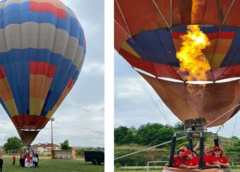 Με αερόστατο αποχαιρέτησαν το σχολικό έτος μαθητές και γονείς στον Περδίκκα