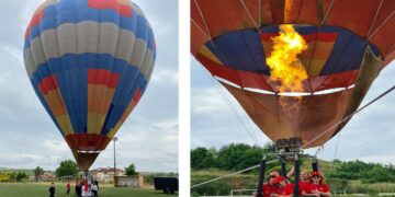 Με αερόστατο αποχαιρέτησαν το σχολικό έτος μαθητές και γονείς στον Περδίκκα