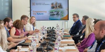 Αντιπροσωπεία καθηγητών του Πανεπιστημίου της Αλαμπάμα στο Πανεπιστήμιο Δυτικής Μακεδονίας