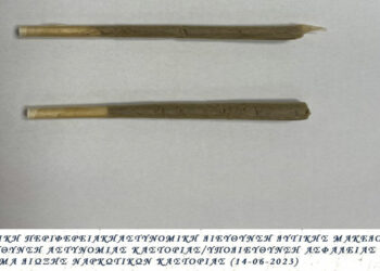 Αστυνομία: Δύο συλλήψεις ατόμων σε Φλώρινα και Καστοριά για κατοχή ναρκωτικών