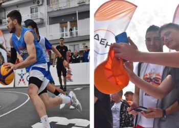 Πάθος και ενέργεια στο 3×3 ΔΕΗ Street Basketball στην Πτολεμαΐδα