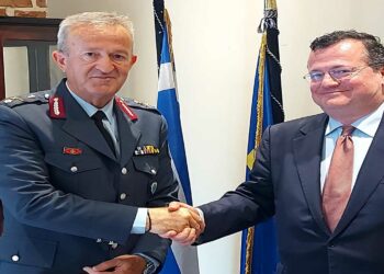 Εθιμοτυπική επίσκεψη του Γενικού Περιφερειακού Αστυνομικού Διευθυντή Δυτικής Μακεδονίας, στον Γενικό Πρόξενο της Ελλάδος στην Κορυτσά Αλβανίας