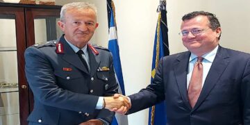 Εθιμοτυπική επίσκεψη του Γενικού Περιφερειακού Αστυνομικού Διευθυντή Δυτικής Μακεδονίας, στον Γενικό Πρόξενο της Ελλάδος στην Κορυτσά Αλβανίας