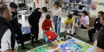 Εκπαιδευτική Επίσκεψη του ΑΜΠΣ Μέγα Αλέξανδρου Φλώρινας στον Όμιλο Ενεργών Νέων Φλώρινας - Europe Direct