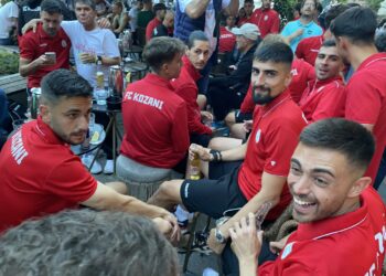 ΦΣ Κοζάνη: Τα πανηγύρια ανόδου στην SL2 συνεχίζονται στο κέντρο της πόλης