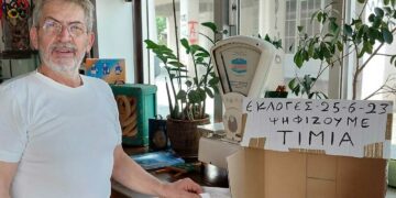 Ο φούρναρης της Κοζάνης Γιάννης Σιδέρης έστειλε πάλι την κάλπη για το… exit poll!