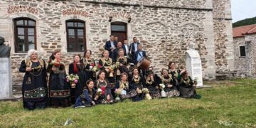 Το έθιμο του Κλήδονα αναβίωσε το Σάββατο στην Βλάστη (φώτο)