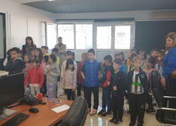 Την Εφημερίδα ΠΤΟΛΕΜΑΙΟΣ επισκέφθηκαν οι μαθητές του 3ου Δημ. Σχολείου Πτολεμαΐδας