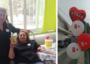 Πτολεμαΐδα: Μεγάλη επιτυχία στην εθελοντική αιμοδοσία που έγινε στη μνήμη της μικρής Λυδίας