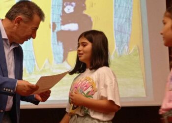 Ο Δήμαρχος Αμυνταίου στην εκδήλωση βράβευσης του 1ου Μαθητικού Διαγωνισμού Φιλοζωίας «Συμβιώνοντας με τα ζώα»