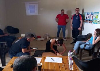 Σεμινάριο ΚΑΡΠΑ & χρήση απινιδωτή και αντιμετώπιση πνιγμού έγινε στον Όμιλο Αντισφαίρισης Πτολεμαΐδας  – Ευχαριστήριο προς το ΕΚΑΒ