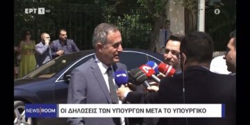 Ο Στάθης Κωνσταντινίδης στο πρώτο Υπουργικό: «Αποφασιστικότητα για αποτελεσματικό έργο»- VIDEO