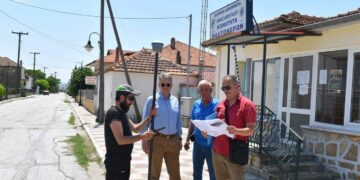 Ξεκίνησαν οι μετρήσεις για την παρακολούθηση του φαινομένου των καθιζήσεων στην Τ.Κ. Βαλτονέρων Αμυνταίου