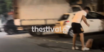 Βίντεο: Άγριο επεισόδιο με Μαροκινό που παρενόχλησε κοπέλα στο κέντρο της Θεσσαλονίκης