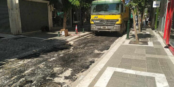 Συνεχίζονται οι εργασίες ασφαλτοστρώσεων στο κέντρο της Πτολεμαΐδας (φωτο-video) 