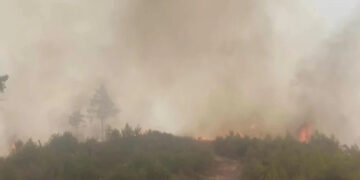 Ανεξέλεγκτη η Φωτιά στη Ρόδο, καιγόνται ξενοδοχεία