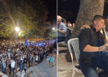 Το αδιαχώρητο στις πολιτιστικές εκδηλώσεις του Κρόκου Κοζάνης – Ξεσήκωσε με το κλαρίνο του ο Γιάννης Γρίβας-video