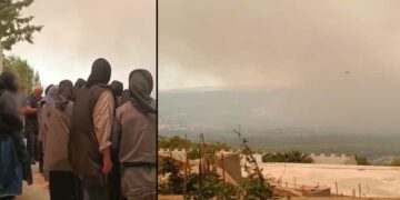 Αστυνομικοί προσπαθούν να πείσουν μοναχές να εκκενώσουν μοναστήρι στην Μάνδρα-VIDEO