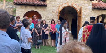 Νάματα: Τελέστηκε Μέγας Πανηγυρικός Αρχιερατικός Εσπερινός για τον εορτασμό της Μνήμης Οσιομάρτυρας Παρασκευής