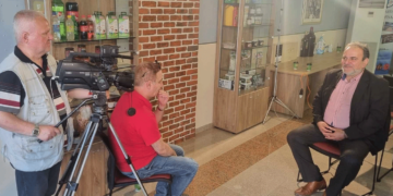 Παρουσία του προέδρου του Επιμελητηρίου Φλώρινας Σαπαλίδη Σάββα και παρουσίαση του ΣΔΑΜ σε ξένο τηλεοπτικό σταθμό