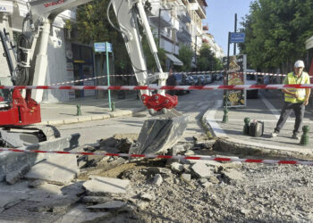 Πτολεμαΐδα: Ξεκίνησαν από νωρίς το πρωί οι εργασίες στο κέντρο της πόλης (Βίντεο)