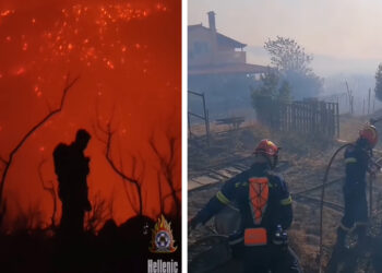 Συγκλονίζει το βίντεο από κάμερα πυροσβέστη -“Καλό κουράγιο παλικάρια, σας αγαπώ”