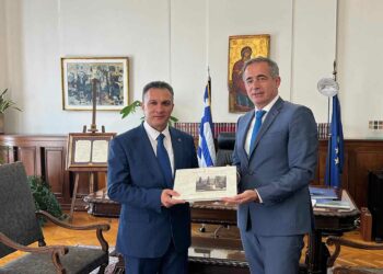 Συνάντηση του Στάθη Κωνσταντινίδη με τον Υπουργό Άμυνας της Κύπρου: «Ελλάδα και Κύπρος είναι και θα είναι πάντα μαζί»