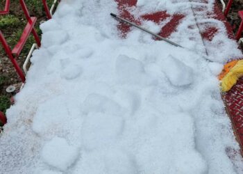 Χαλασμός Κυρίου στην Ανατολική Εορδαία – Ισχυρή καταιγίδα με χαλάζι έπληξε την περιοχή -ΦΩΤΟ