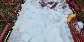 Χαλασμός Κυρίου στην Ανατολική Εορδαία – Ισχυρή καταιγίδα με χαλάζι έπληξε την περιοχή -ΦΩΤΟ
