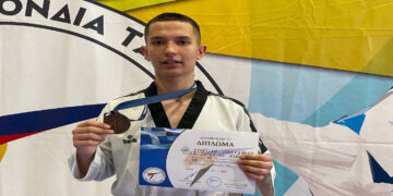 Χάλκινο μετάλλιο για τον Π. Χριστίδη της Εορδαϊκής Δύναμης στο Πανελλήνιο Πρωτάθλημα TAEKWONDO Εφήβων – Νεανίδων