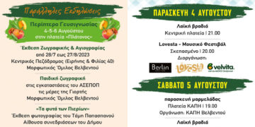 17η Γιορτή Ροδάκινου στο Βελβεντό: Τριήμερο εκδηλώσεων, με γευσιγνωσία, λαϊκή βραδιά, μουσικό φεστιβάλ, motocros κ.α.